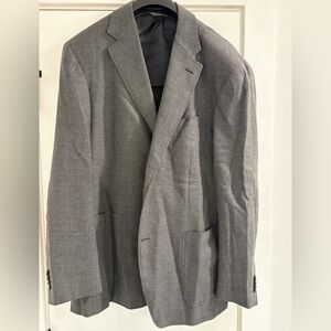 Canali Charcoal Gray Sport Coat 46R